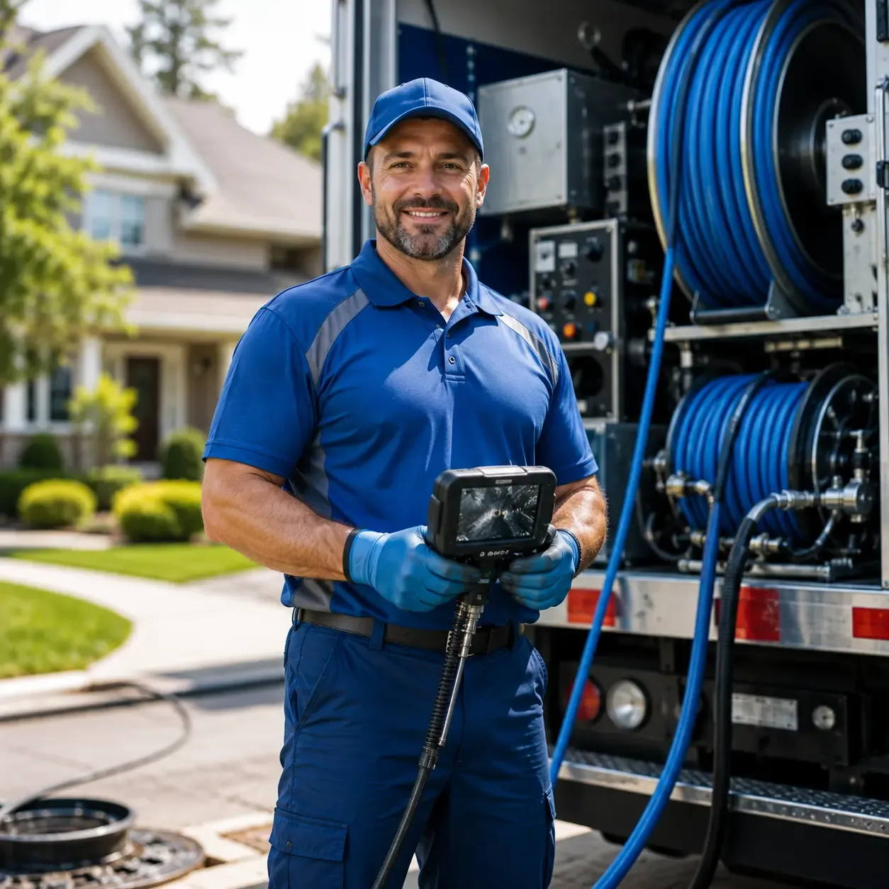 Local outdoor drain cleaning specialists in Onekama, MI